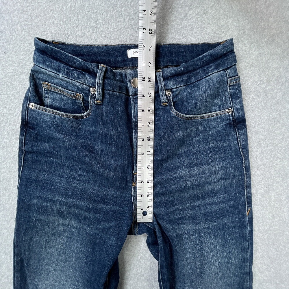 Good American Jeans Womens Sz 4 / 27 (27 x 28.5) Good Legs Skinny Stretch Denim - Picture 4 of 10